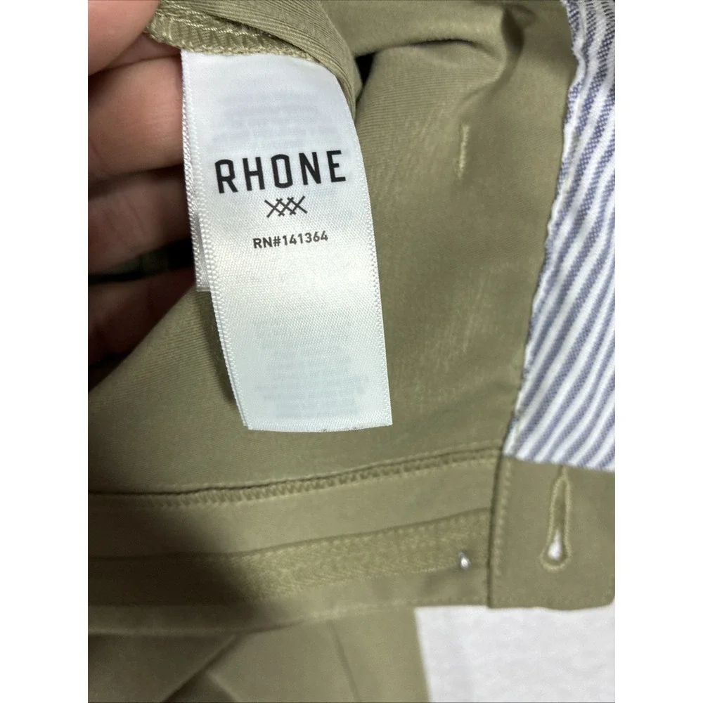 Rhone Commuter Pants‎ Performance Tech Chino Khaki Tan Mens 33x33